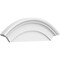 Ekena Millwork Arched Architectural Grade PVC Pediment, 30"W x 12"H x 2-3/4"P PEDP030X120ARD00 - alternate 1